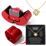 Necklace Gold Card Apple Box